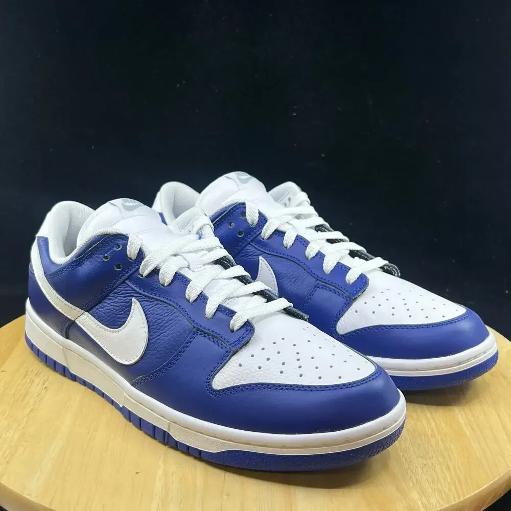 NIKE iD Dunk Low Blue White FV9524 900 Men's Sz 10.5/Women's Size 12 - Picture 4 of 10